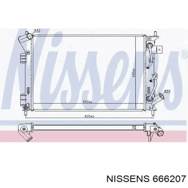 Radiador 25310B2310 Hyundai/Kia