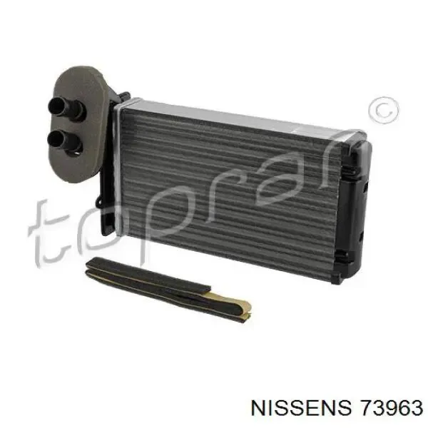 Radiador calefacción 73963 Nissens