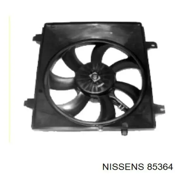 Ventilador de radiador 85364 Nissens