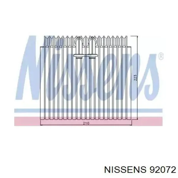 Evaporador de aire acondicionado Mitsubishi Pajero II