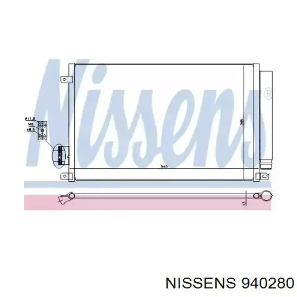 Aire acondicionado capacitor Nissens 940280 precio, desde