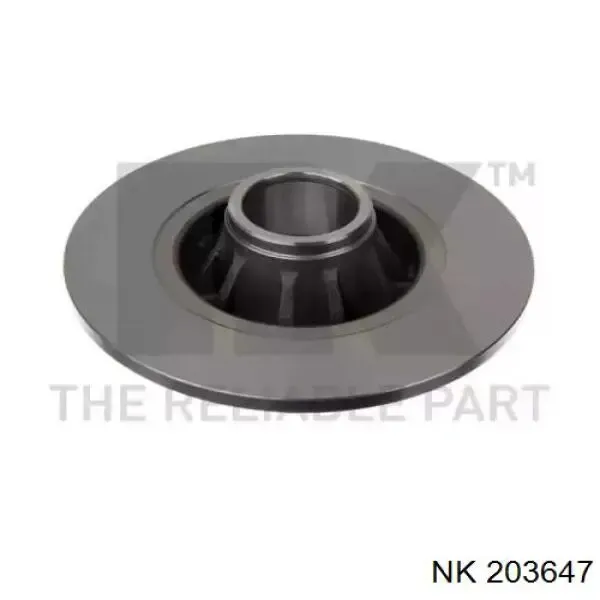 Disco de freno trasero Renault Trafic 2 FL