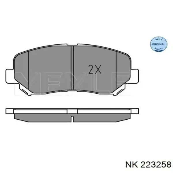 Pastillas de freno delanteras Mazda CX-5 1 KE, GH