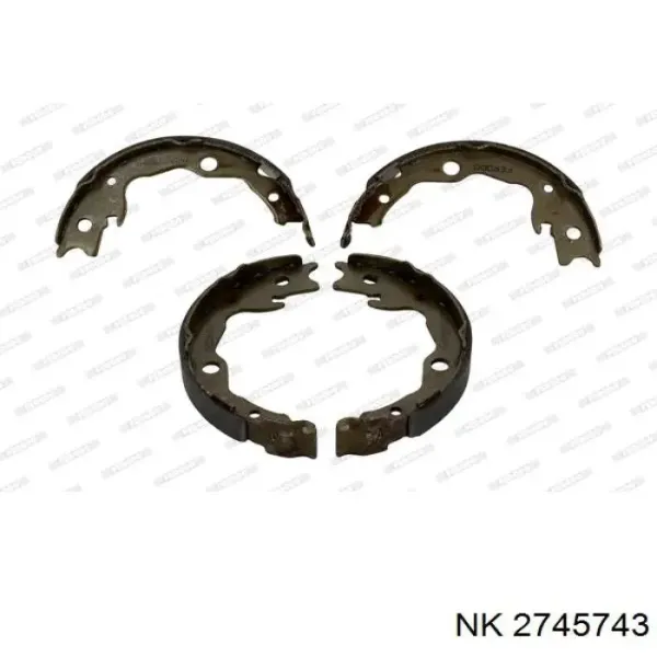 Juego de zapatas de frenos, freno de estacionamiento Nissan Qashqai 1 J10