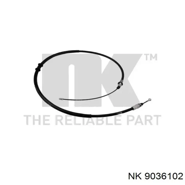 Cable de freno de mano trasero derecho/izquierdo 404020 Beca Cables