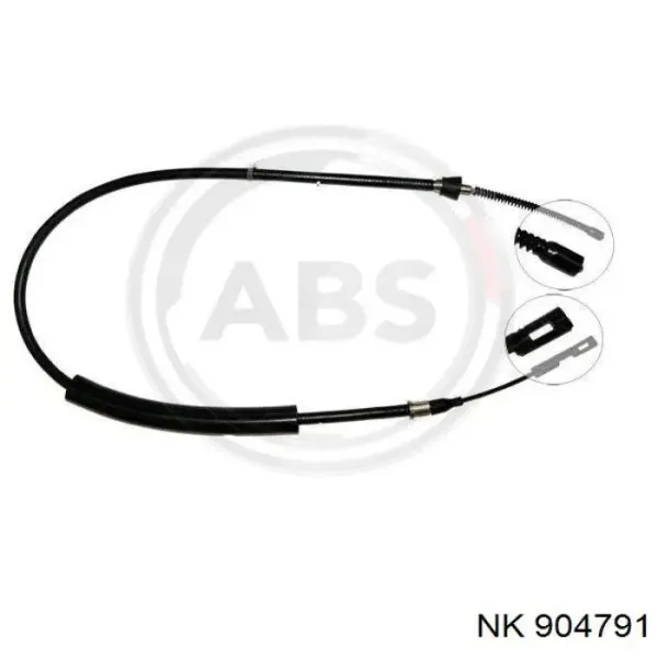 Cable de freno de mano trasero derecho/izquierdo 1201001 Beca Cables