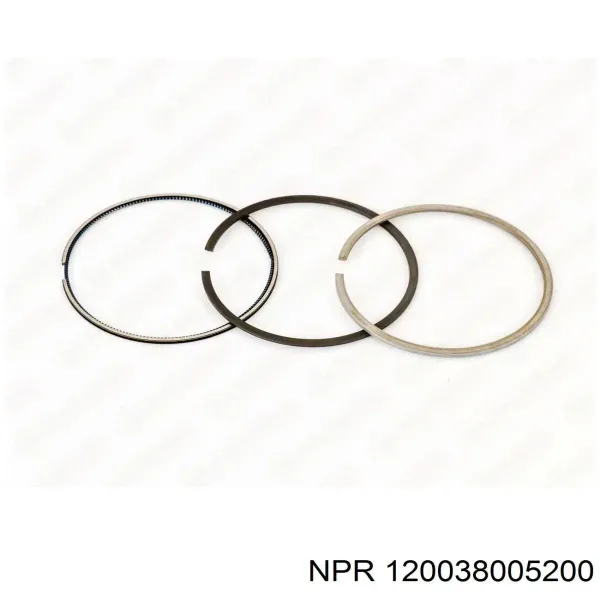 Aros de pistón para 1 cilindro, STD 120038005200 NE/NPR