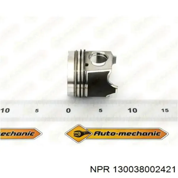 Pistón completo para 1 cilindro, segunda reparación (+0,50 mm) 215802 Mahle Original