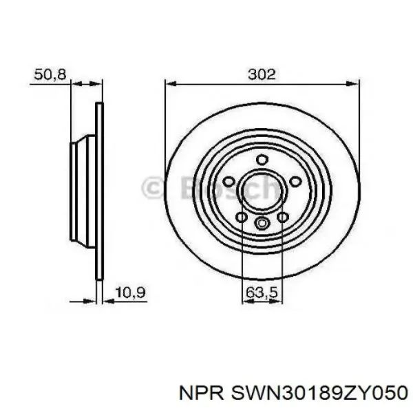 Juego de aros de pistón para motor, sobremedida (+0,50 mm) 12035JG30A Nissan/Infiniti