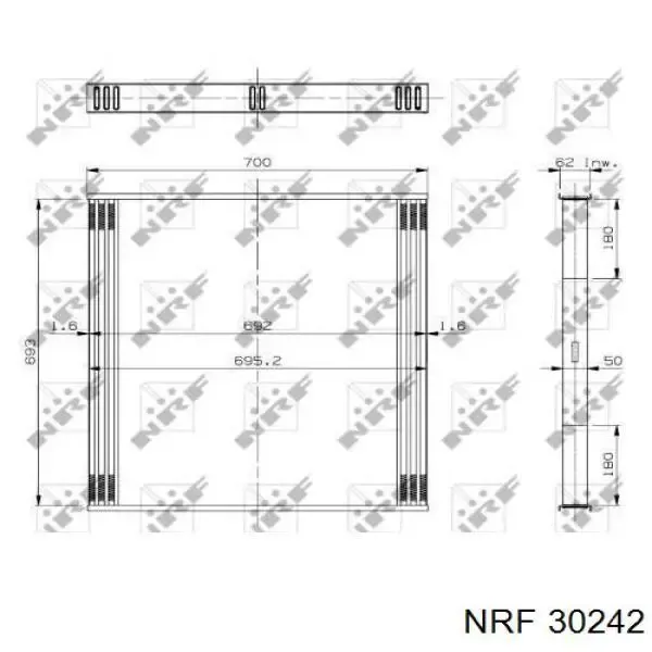Intercooler 2397J83 Polcar