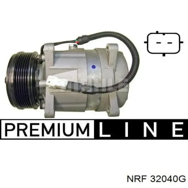 Compresor de aire acondicionado Peugeot 206 2A/C