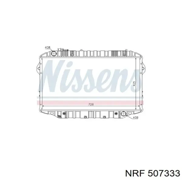 Radiador 602508A1 Polcar