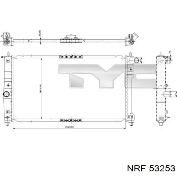 Radiador LRC01083B Luzar