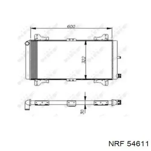 Radiador 54611 NRF