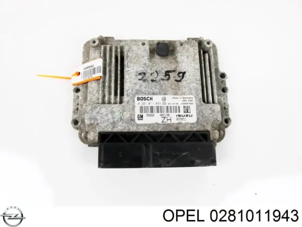 ECU 0281011943 Opel