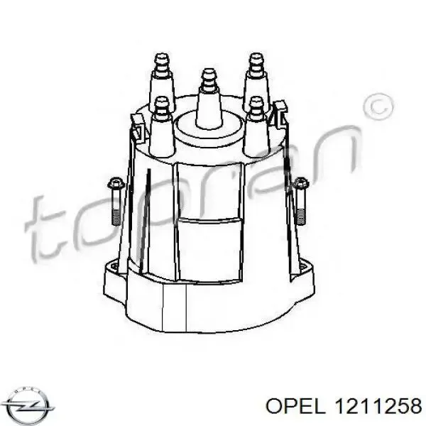 Tapa de distribuidor de encendido Opel Astra 51, 52, F35, M35