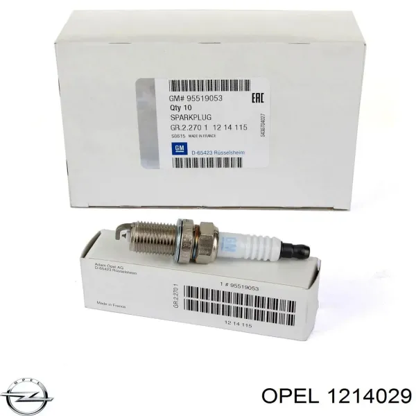 Bujía 1214029 Opel