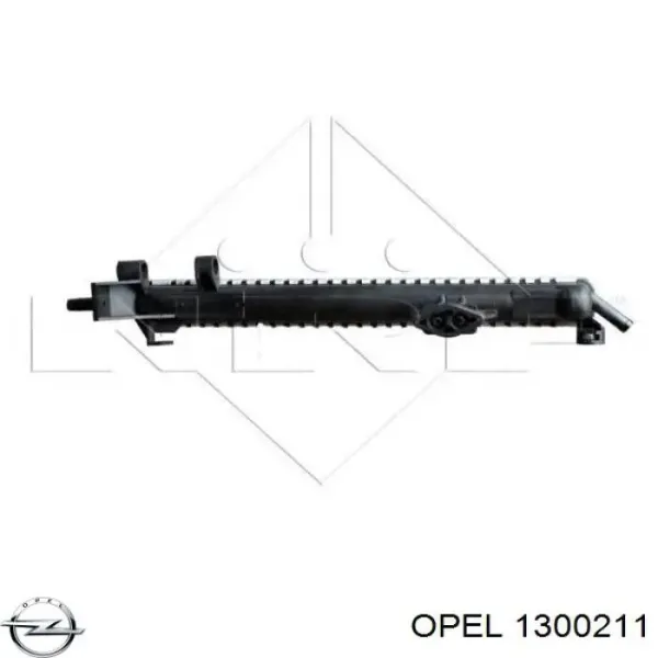Radiador 1300211 Opel