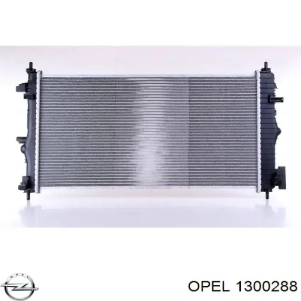 Radiador 1300288 Opel