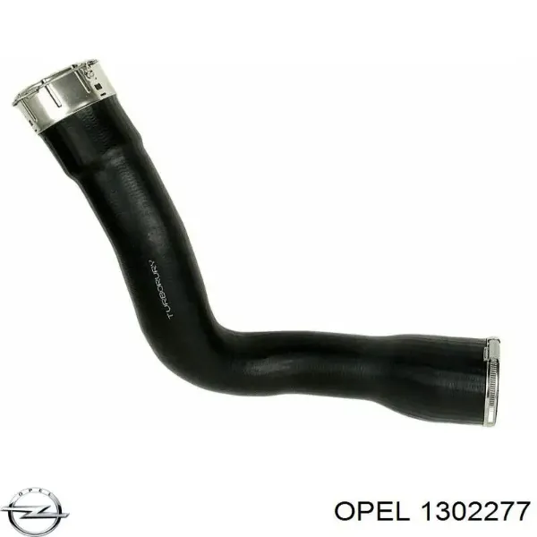 Tubo flexible de aire de sobrealimentación izquierdo 1302277 Opel
