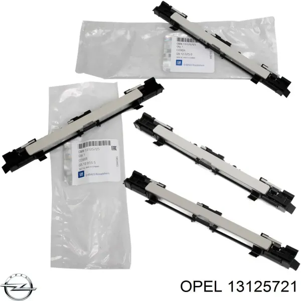 Tapa delantera del riel del portaequipajes del techo 13125721 General Motors