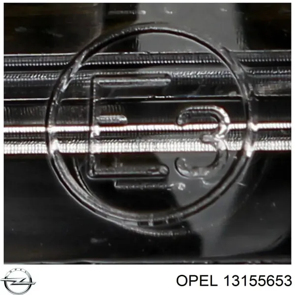 Luz matricula 13155653 Opel