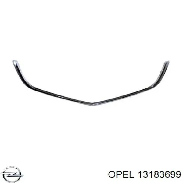 Moldura inferior de la parrilla del radiador 13183699 General Motors