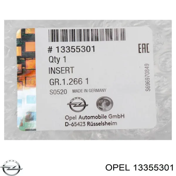 Moldura de rejilla del radiador 13355301 Peugeot/Citroen