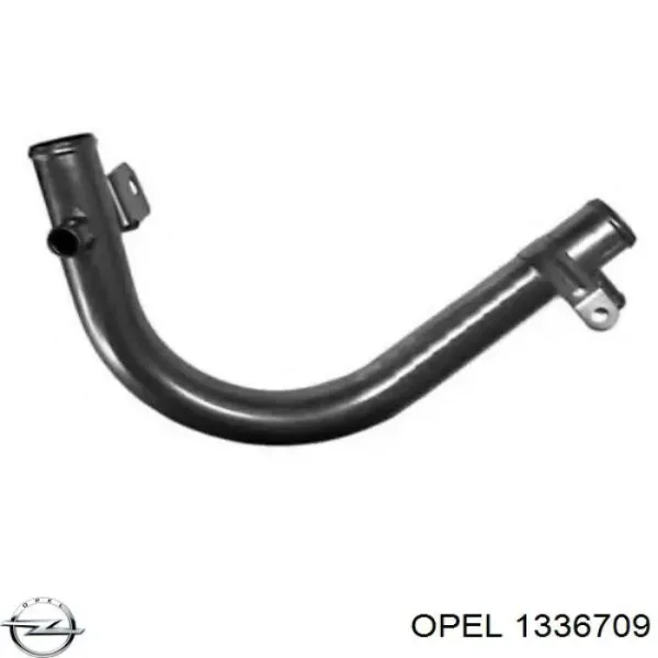 Brida del sistema de refrigeración (triple unión) 1336709 Opel