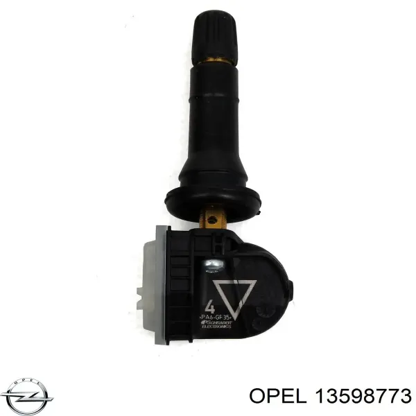 Sensor de presión de neumáticos 13598773 Opel
