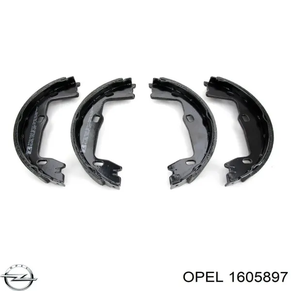 Juego de zapatas de frenos, freno de estacionamiento Opel Astra 51, 52, F35, M35