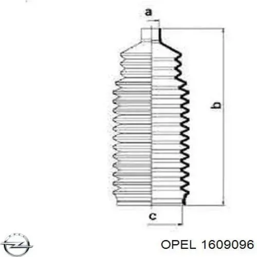Fuelle, dirección Opel Vectra 36