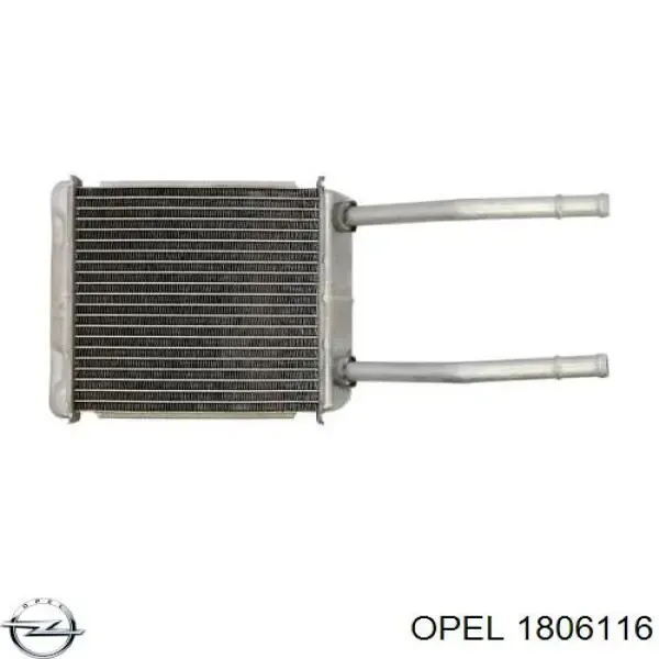 Radiador de calefacción Opel Astra 51, 52, F35, M35