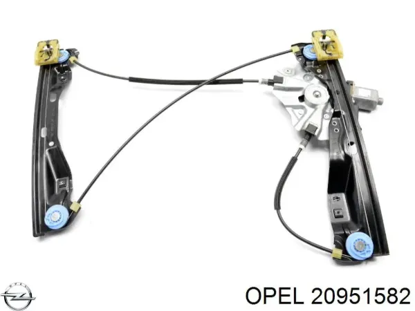 Motor del elevalunas de la puerta delantera derecha 20951582 Opel