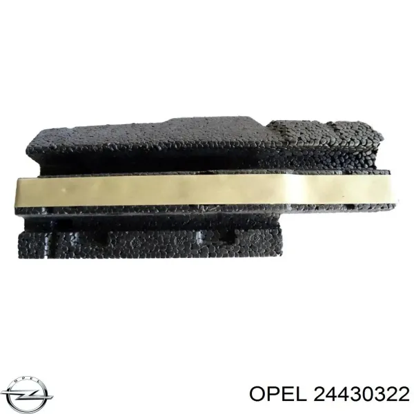 Soporte de parachoques delantero derecho 24430322 Peugeot/Citroen