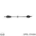 Semieje delantero derecho Opel Vectra 38