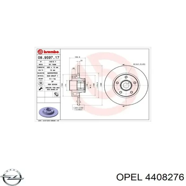 Disco de freno trasero Renault Trafic 2 FL