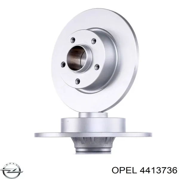 Disco de freno trasero Renault Trafic 2 FL