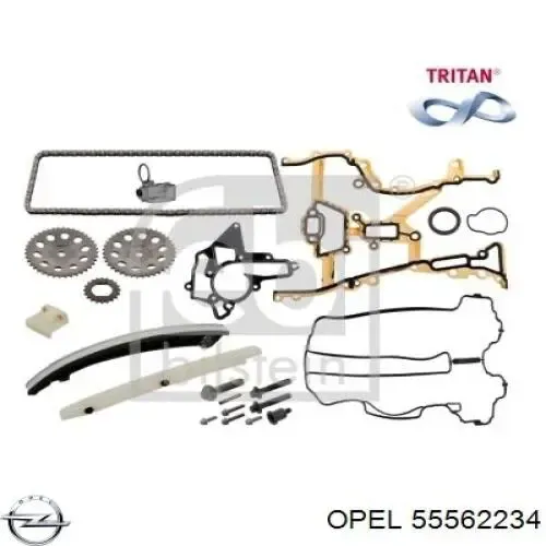 Cadena de distribución Opel Astra F69