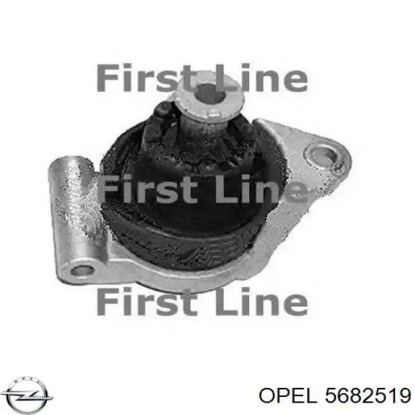 Soporte de motor trasero Opel Astra F48, F08