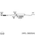 Silenciador central Opel Meriva 