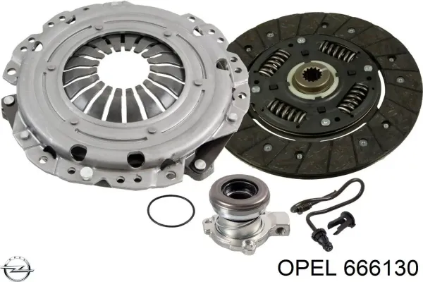 Plato de presión del embrague Opel Astra 51, 52, F35, M35
