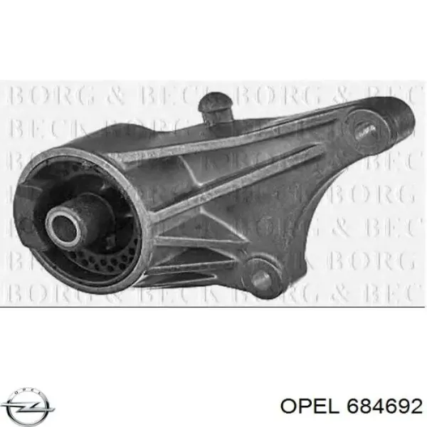 684692 Opel Soportes de motor delantero