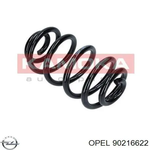 Muelle de suspensión eje trasero Opel Astra 51, 52, F35, M35