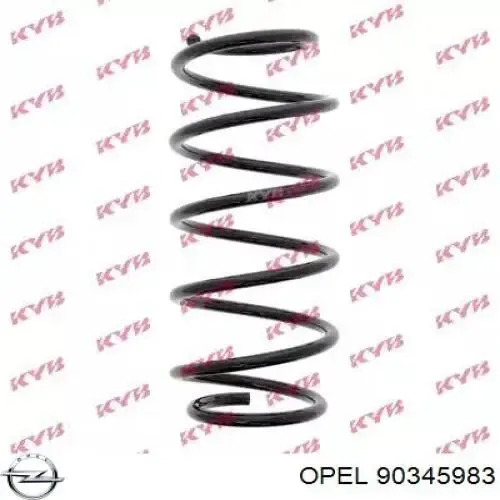 Muelle de suspensión eje delantero Opel Astra 51, 52, F35, M35