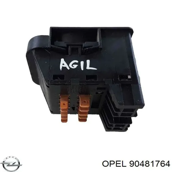 Interruptor de luces en el tablero 90481764 Opel