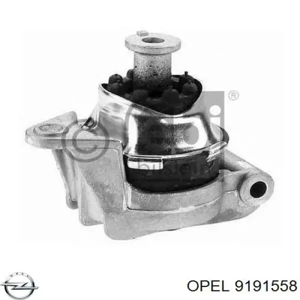Soporte de motor trasero 9191558 Opel