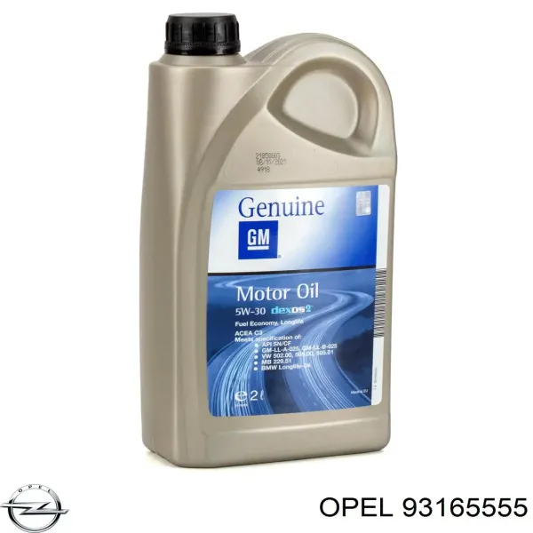 Aceite de motor 93165555 Opel