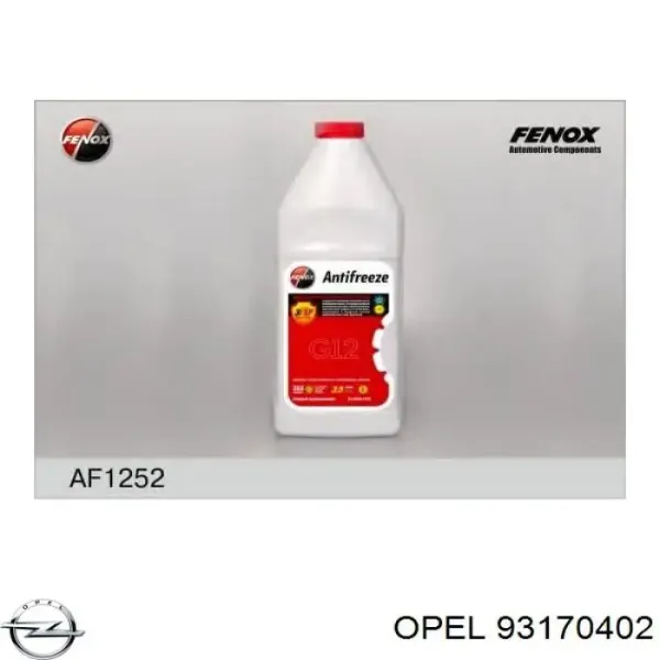 Liquido refrigerante 93170402 Opel