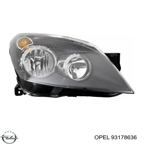 Faro derecho 1EG27037002 Opel